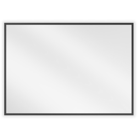 Mexen Loft suorakulmainen kylpyhuoneen peili 70 x 50 cm, musta kehys - 9852-070-050-000-70