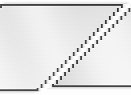 Mexen Loft ορθογώνιος καθρέφτης μπάνιου 70 x 50 cm, μαύρο πλαίσιο - 9852-070-050-000-70