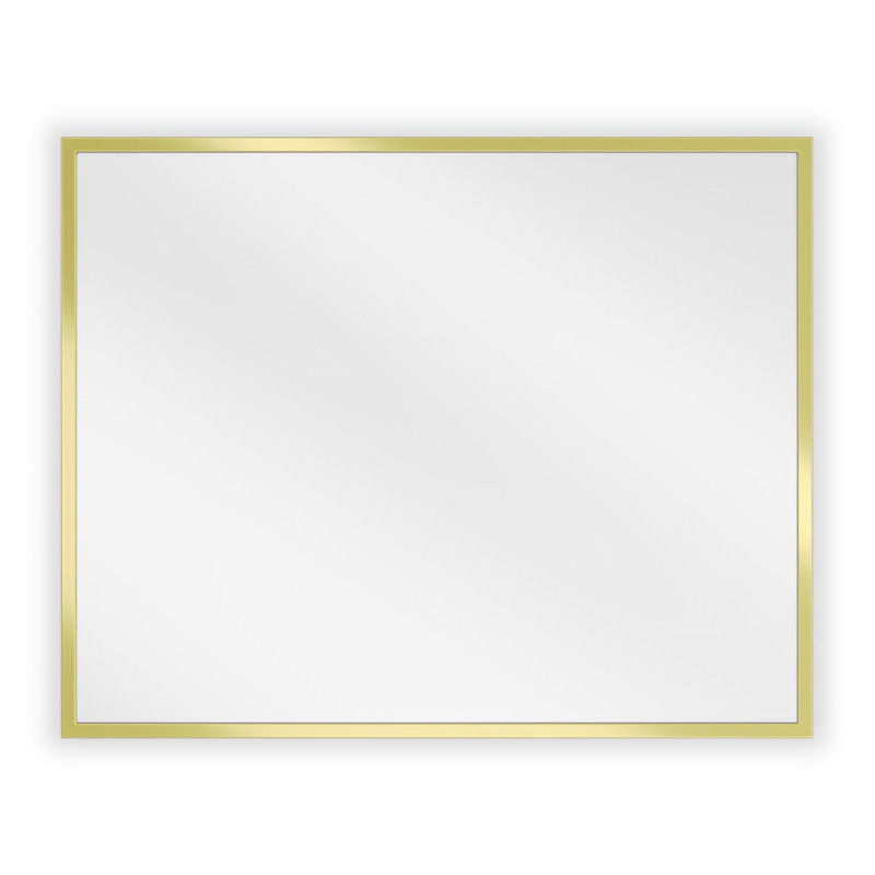 Mexen Loft specchio da bagno rettangolare 50 x 40 cm, cornice dorata - 9852-050-040-000-50