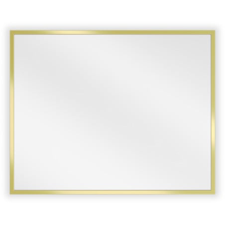 Mexen Loft lustro łazienkowe prostokątne 50 x 40 cm, rama złota szczotkowana - 9852-050-040-000-50