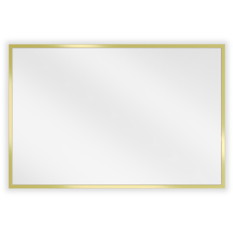 Mexen Loft ristkülikukujuline vannitoa peegel 60 x 40 cm, kuldne raam - 9852-060-040-000-50