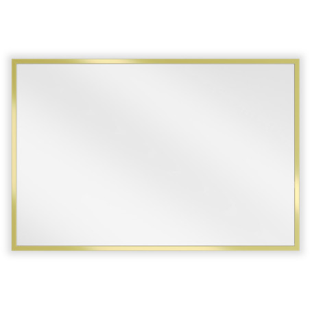 Mexen Loft ristkülikukujuline vannitoa peegel 60 x 40 cm, kuldne raam - 9852-060-040-000-50