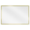 Mexen Loft ristkülikukujuline vannitoa peegel 60 x 40 cm, kuldne raam - 9852-060-040-000-50