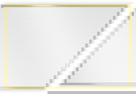 Mexen Loft rechthoekige badkamer spiegel 60 x 40 cm, gouden frame - 9852-060-040-000-50