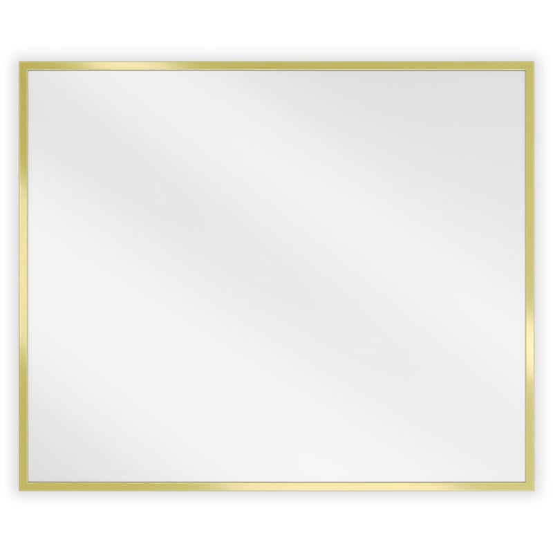 Mexen Loft lustro łazienkowe prostokątne 60 x 50 cm, rama złota - 9852-060-050-000-50