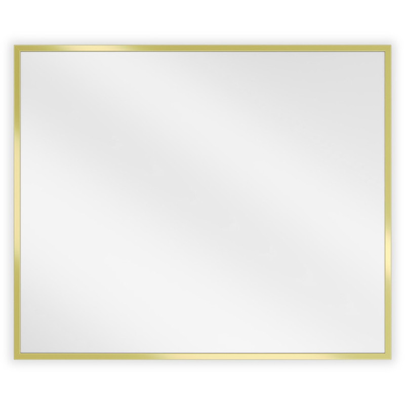 Mexen Loft rechthoekige badkamer spiegel 60 x 50 cm, gouden frame - 9852-060-050-000-50