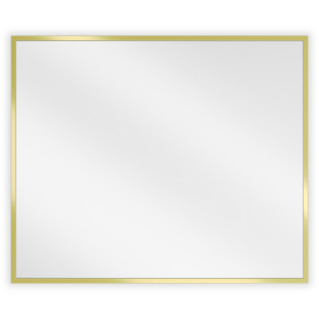 Mexen Loft lustro łazienkowe prostokątne 60 x 50 cm, rama złota - 9852-060-050-000-50