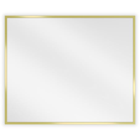 Mexen Loft lustro łazienkowe prostokątne 60 x 50 cm, rama złota szczotkowana - 9852-060-050-000-50