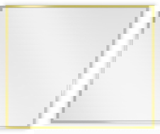 Mexen Loft espejo de baño rectangular 60 x 50 cm, marco dorado - 9852-060-050-000-50