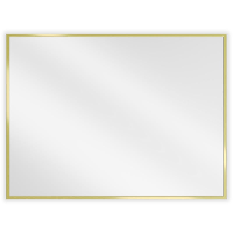 Mexen Loft miroir de salle de bain rectangulaire 80 x 60 cm, cadre doré - 9852-080-060-000-50