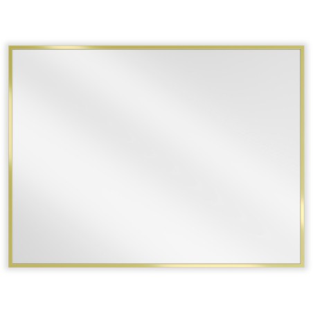 Mexen Loft lustro łazienkowe prostokątne 80 x 60 cm, rama złota - 9852-080-060-000-50