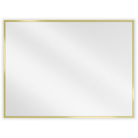 Mexen Loft Rechteckiger Badspiegel 80 x 60 cm, Rahmen in gebürstetem Gold - 9852-080-060-000-50