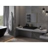 Mexen Loft rechthoekige badkamer spiegel 80 x 60 cm, gouden frame - 9852-080-060-000-50