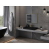 Mexen Loft ristkülikukujuline vannitoa peegel 80 x 60 cm, kuldne raam - 9852-080-060-000-50