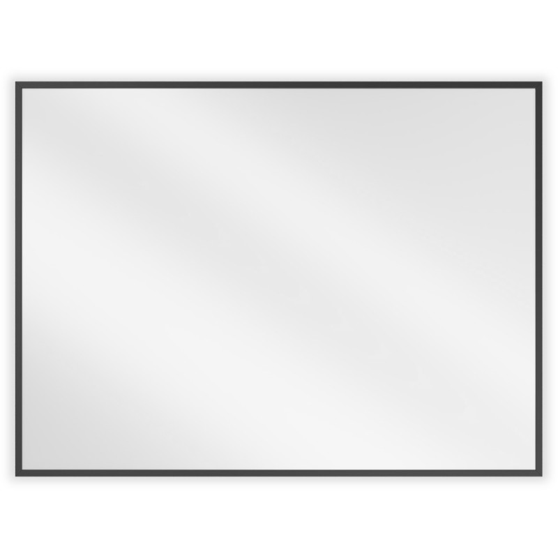 Mexen Loft ristkülikukujuline vannitoa peegel 80 x 60 cm, must raam - 9852-080-060-000-70