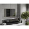 Mexen Loft lustro łazienkowe prostokątne 90 x 60 cm, rama złota - 9852-090-060-000-50