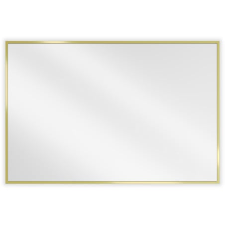Mexen Loft Badezimmer Spiegel rechteckig 90 x 60 cm, goldener Rahmen - 9852-090-060-000-50