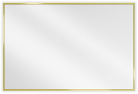 Mexen Loft rectangular bathroom mirror 90 x 60 cm, gold frame - 9852-090-060-000-50