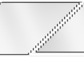Mexen Loft taisnstūra vannas istabas spogulis 90 x 60 cm, melns rāmis - 9852-090-060-000-70