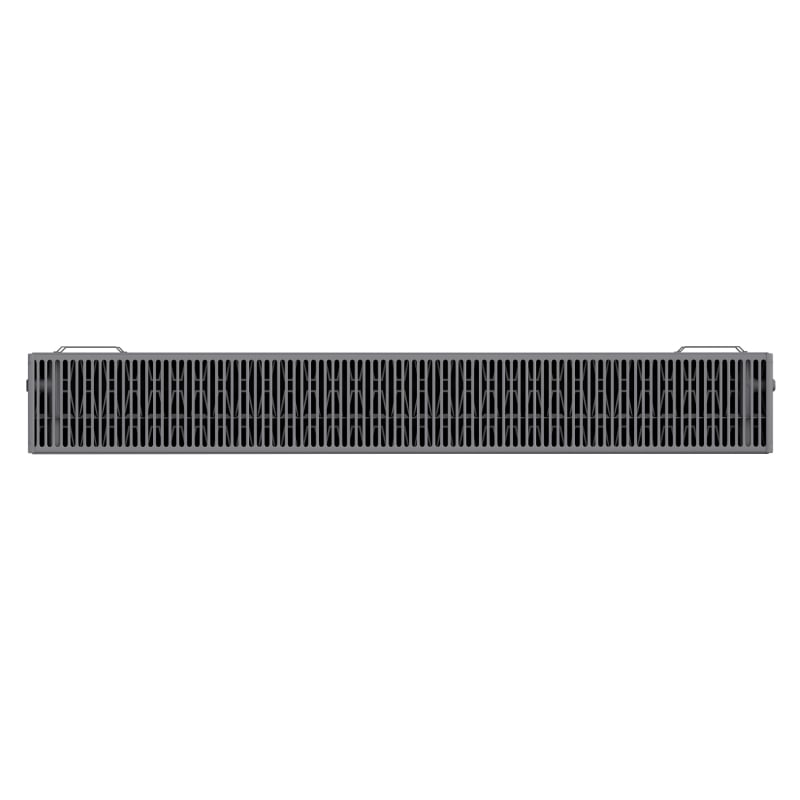 Mexen CF33 Radiateur plat 400 x 1500 mm, raccordement latéral, 2372 W, anthracite - W433F-040-150-66