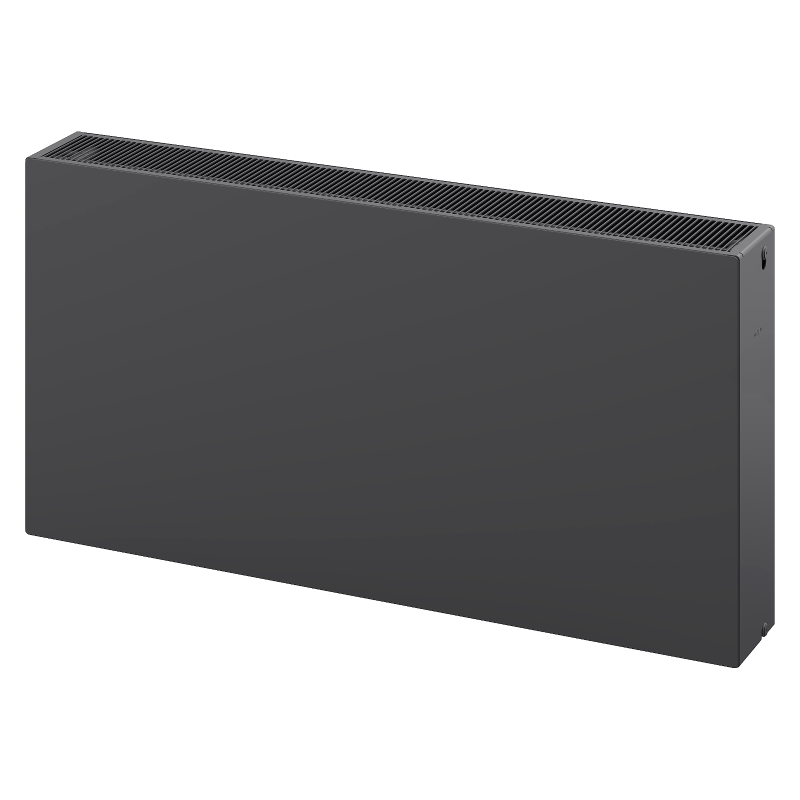 Mexen Flach CF33 Plattenheizkörper 600 x 400 mm, seitliche Anschlüsse, 880 W, Anthrazit - W433F-060-040-66