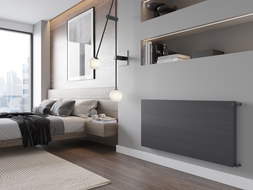 Mexen Line CL11 radiateur à plaques 600 x 2000 mm, raccordement latéral, 1567 W, anthracite - W411L-060-200-66