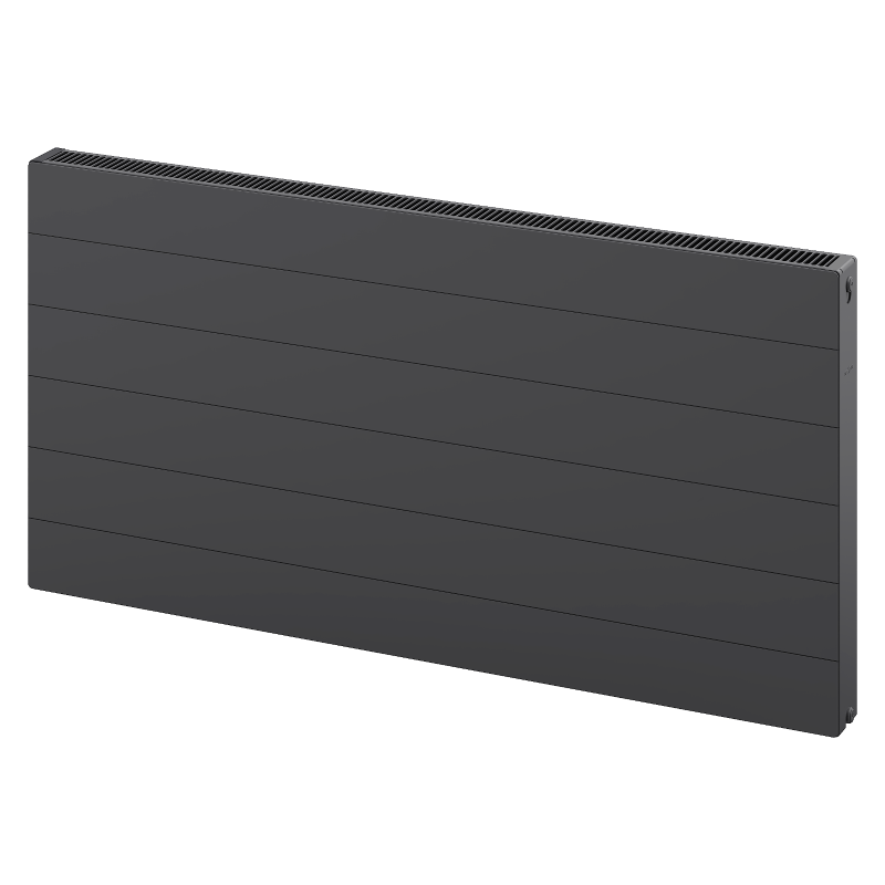 Mexen Line CL21 Flachheizkörper 600 x 1200 mm, seitliche Anschlüsse, 1452 W, Anthrazit - W421L-060-120-66