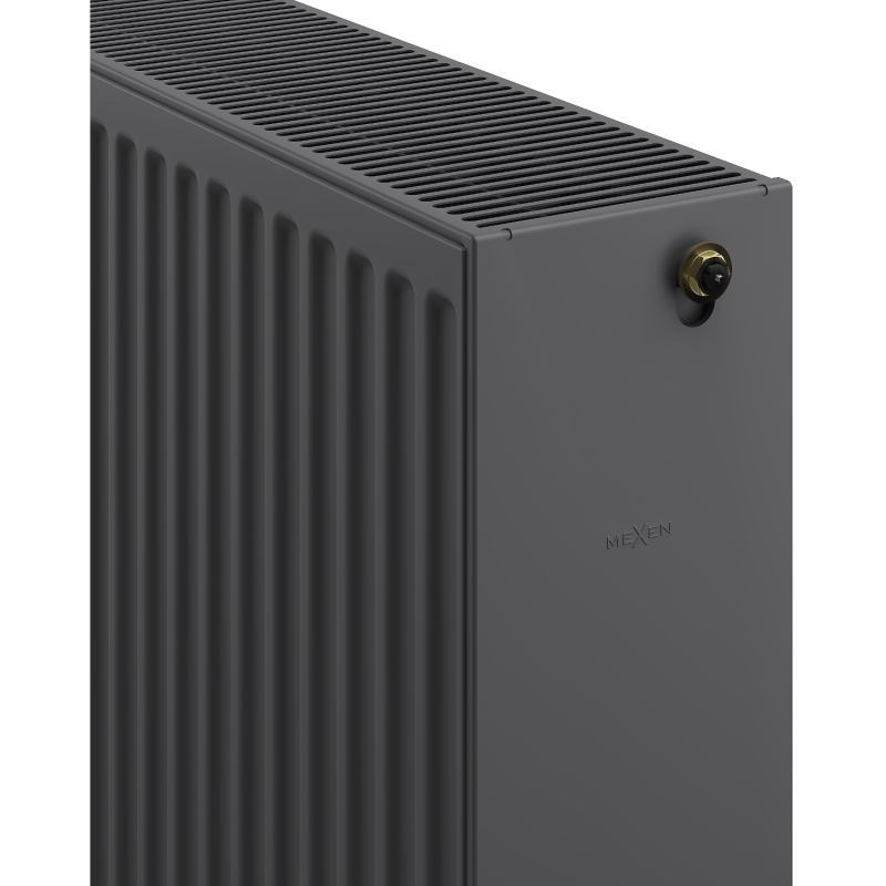 Mexen CV33 Plackradiator 300 x 2600 mm, ënnersäiteg Uschloss, 3469 W, Antracit - W633-030-260-66