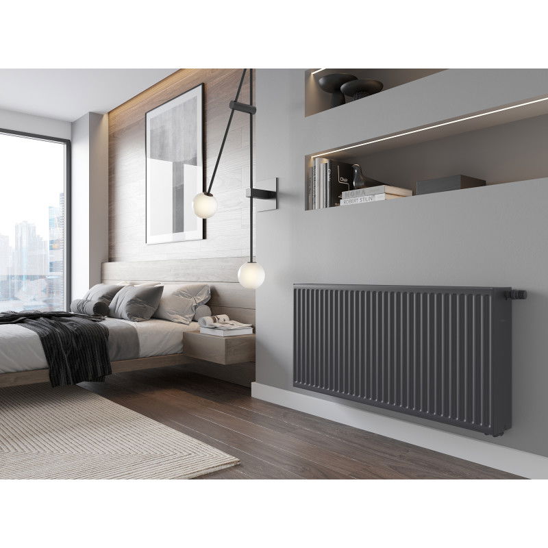 Mexen CV33 ploščati radiator 300 x 2600 mm, spodnji priklop, 3469 W, antracit - W633-030-260-66