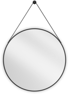 Mexen String bathroom mirror round 70 cm, black frame - 9854-070-070-000-70