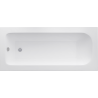 Mexen Vega rectangular bath 130 x 70 cm with enclosure, white - 55011307000X
