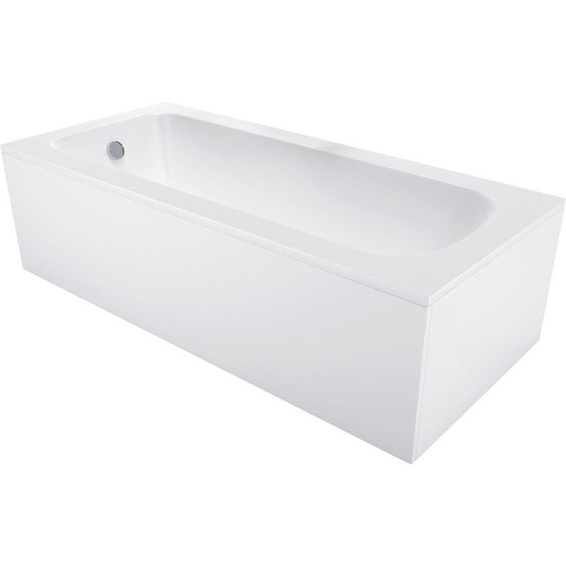 Mexen Vega ristkülikukujuline vann 170 x 80 cm koos kattega, valge - 55011708000X