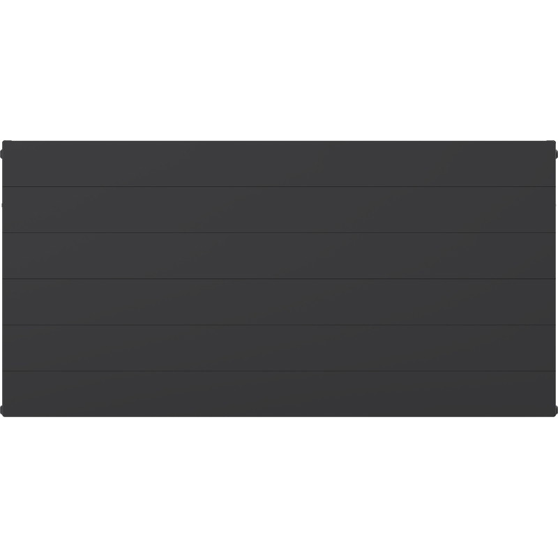 Mexen CL22 Plattenheizkörper Line 900 x 2000 mm, seitlicher Anschluss, 4399 W, anthrazit - W422L-090-200-66