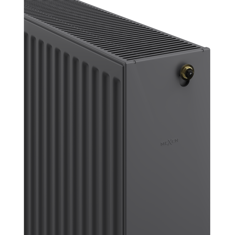 Mexen CV33 panelradiator 900 x 2000 mm, nedre anslutning, 6364 W, antracit - W633-090-200-66