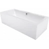 Mexen Cube vasca da bagno rettangolare 160 x 70 cm con pannelli, bianca - 55051607000X