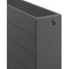 Mexen Line CL33 panel radiator 300 x 2000 mm, side connection, 2481 W, anthracite - W433L-030-200-66