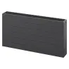 Mexen Line CL33 radiateur à plaques 400 x 700 mm, raccordement latéral, 1107 W, anthracite - W433L-040-070-66