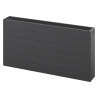 Mexen Line CL33 Plattenheizkörper 400 x 1600 mm, seitlicher Anschluss, 2530 W, Anthrazit - W433L-040-160-66