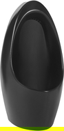 Mexen Lucas urinoir hangend, zwart mat - 37027070