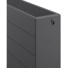 Mexen Line CL33 Plattenheizkörper 600 x 600 mm, seitlicher Anschluss, 1320 W, Anthrazit - W433L-060-060-66