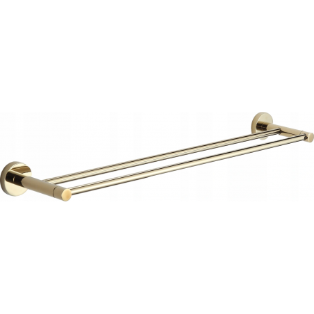 Mexen Remo doble toallero, dorado - 7050725-50