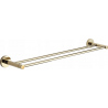 Mexen Remo double porte-serviettes, doré - 7050725-50