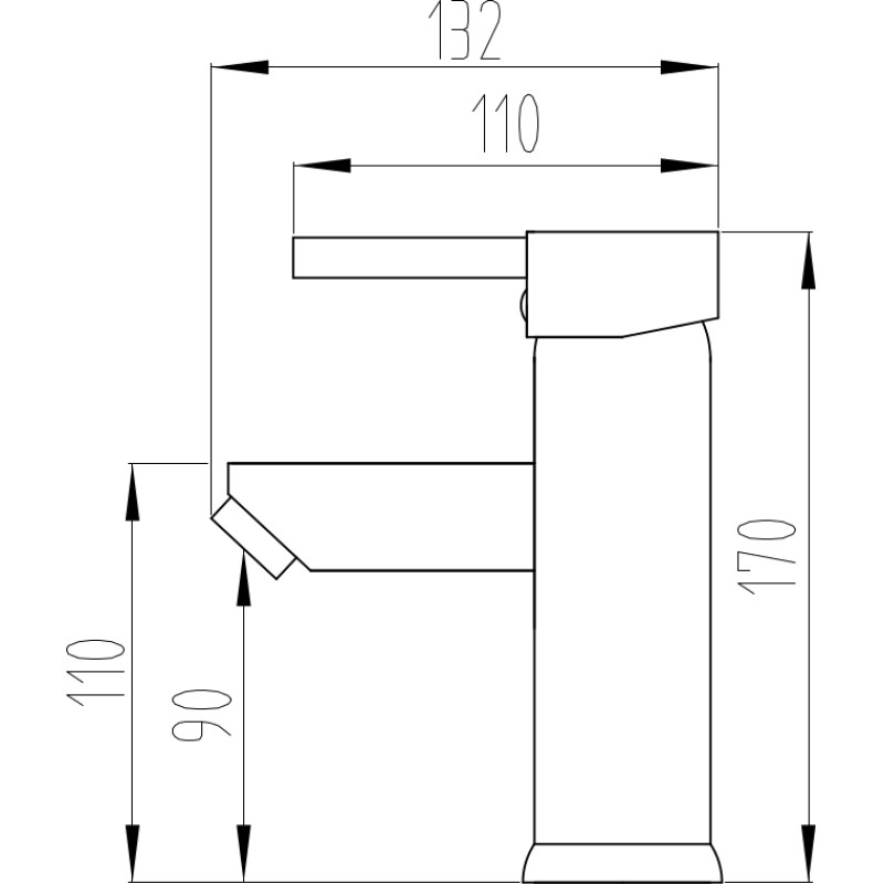 Mexen Lua bidee segisti, valge - 72820-20