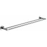 Mexen Remo double porte-serviettes, chrome - 7050725-00