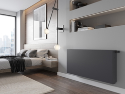 Mexen CVF33 Flat radiador de panel 300 x 1800 mm, conexión inferior, 2232 W, antracita - W633F-030-180-66