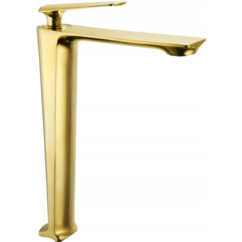 Mexen Ares tall washbasin faucet, gold - 744110-50