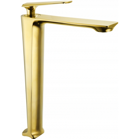 Mexen Ares tall washbasin faucet, gold - 744110-50