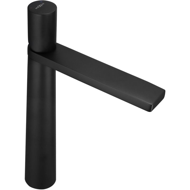 Mexen Nox grifo alto de lavabo, negro - 744210-70