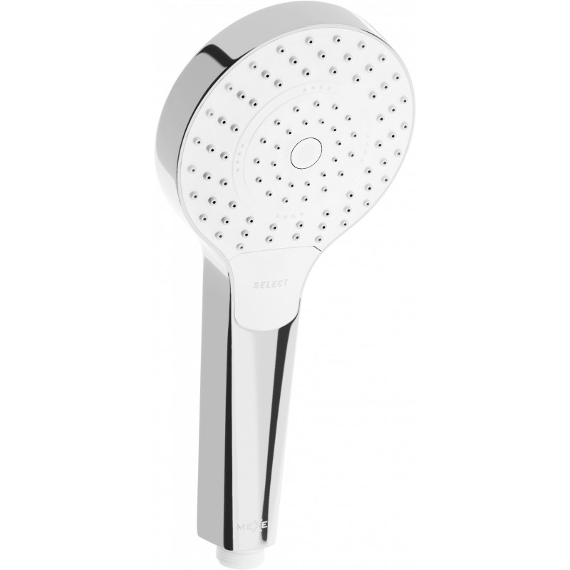 Mexen R-05 poignée de douche 3 fonctions, chromée/blanche - 79505-00