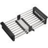 Égouttoir de cuisine télescopique Mexen avec largeur réglable, noir - 660730-70